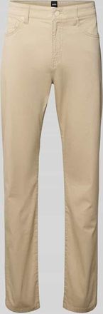 HUGO BOSS Regular Fit Stoffhose aus Baumwoll-Mix Modell RE.MAINE5 in Beige, Gr&ouml;&szlig;e 31/32