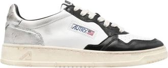 Autry Medalist Low Sneakers - Heren - Sneakers - Zwart - 44 EU - Katoen - Schoenen