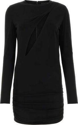 Versace Womens Black Stretch Viscose Mini Dress - Size EU 34 (Womens)