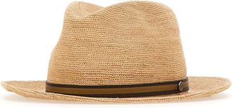 Borsalino Argentina Raffia Crochet Hat - Heren - Hoeden - Beige - 56 CM - Accessoires