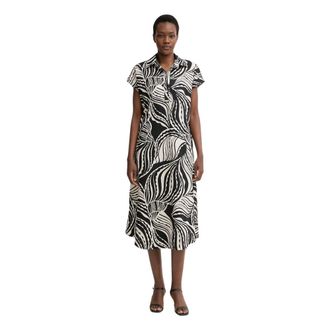 Joseph Ribkoff Dames, Jurken, Zwart, Maat: 2XL Katoen