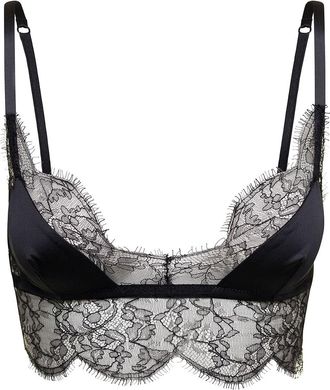 Dolce & Gabbana Lace Satin Bralette