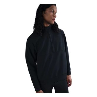 Nike Fitness, Heren, Zwart, M, Katoen, 24.7 Impossibly Soft Dri-FIT 1/2-Zip Top