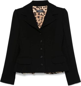 Dolce & Gabbana Blazer In Cr&ecirc;Pe-Donna