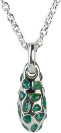 Parts Of Four Collana con pavé di smeraldi - Argento