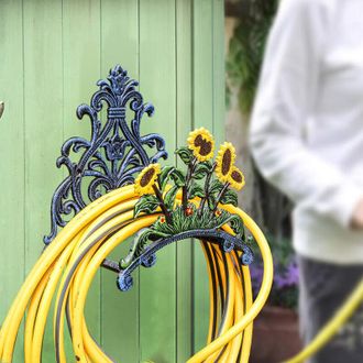 OEM Soporte De Pared Para Manguera, Estilo Antiguo, Para Uso En El Jard&iacute;n, Etc. Soporte De Pared Para Manguera, De Hierro Fundido, Varios Colores A Elegir