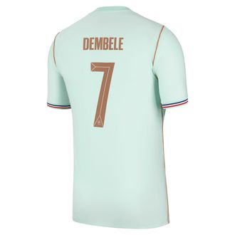 Nike Ousmane Demb&eacute;l&eacute; France National Team 2026 Stadium Away Nike Mens Dri-FIT Soccer Jersey in Green | NN203949125-FFF
