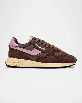 Autry Reelwind Suede Low-Top Sneakers