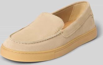 Marc O'Polo Loafer aus echtem Veloursleder Modell KARA 2B in Sand, Gr&ouml;&szlig;e 36