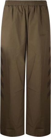 Off-white Pantaloni sportivi in cotone - Marrone