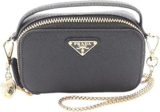 Prada Pre-owned Mini Bags, female, Black, Size: ONE SIZE Pre-owned Vintage Mini Bag