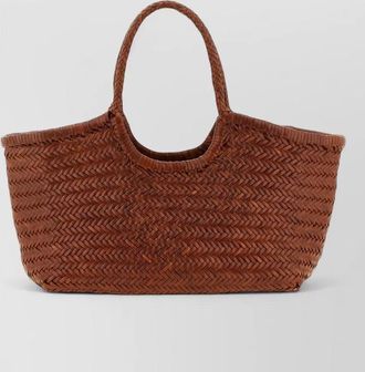 Dragon Diffusion nantucket large tote bag top handles woven
