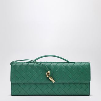 Bottega Veneta Andiamo clutch in Jungle green