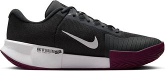 Nike Mens Zoom Gp Challenge 1 Hc Tennis Shoe In Smoke Grey/sangria