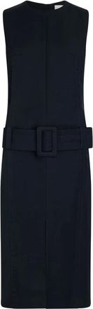 Patou Abito midi con cintura - Nero