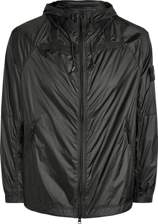 Stone Island Hooded Shell Jacket - Grey - M