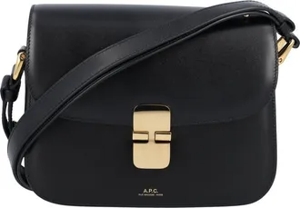 A.P.C. Black Grace Small Crossbody Bag