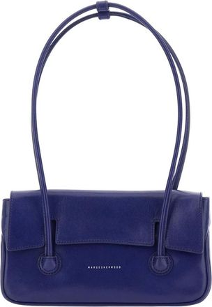 Marge Sherwood Dames, Tassen, Blauw, Maat: ONE Size Leer
