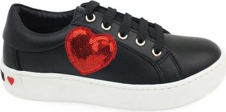 Love Moschino Sneakers - Dames - Sneakers - Zwart - 37 EU - Leer - Schoenen