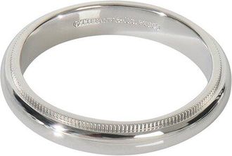 Tiffany & Co. Tiffany Together 4mm Milgrain Platinum Band (Authentic Pre-Loved)