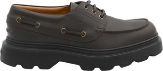 Tod's Brown Tank Tread Loafers