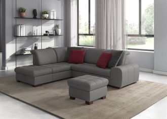 Sit&more Ecksofa »Luxor L-Form« wahlweise mit Bettfunktion, Stauraum und Kopfteilverstellung