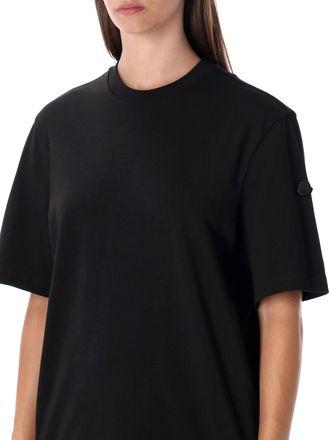 Moncler Womens X Edward Enninful Black Cotton T-shirt - Size Large