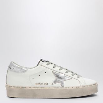Golden Goose Sneakers Hi-star bianca/argento