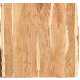 vidaXL Piano del Tavolo in Legno Massello di Acacia 58x(50-60)x3,8 cm - Vidaxl