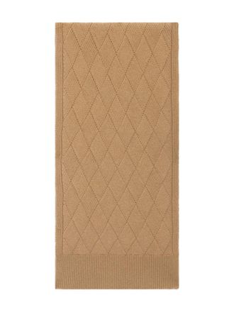 Malo diamond-pattern scarf - Bruin