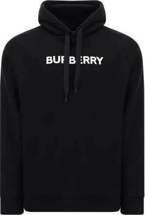 Burberry Black Cotton Mens Sweatshirt