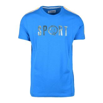 Dirk Bikkembergs T-Shirt - - Tops - Uomo - Blu - L