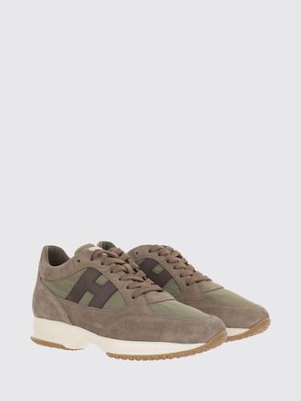 Hogan Sneaker H580 in pelle scamosciata e mesh con logo H laterale