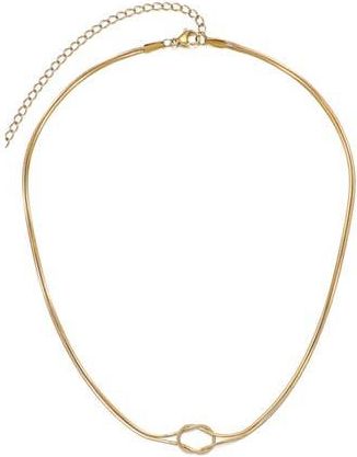 Adornia 18K Gold Plated Knotted Snake Chain Necklace at Nordstrom Rack