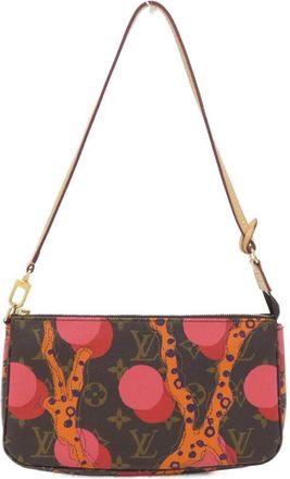 Louis Vuitton Monogram Ramages Marron Coated Canvas Pochette (Pre-Owned)