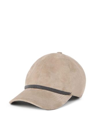 Brunello Cucinelli Gorra de b&eacute;isbol Brunello Cucinelli de cuero