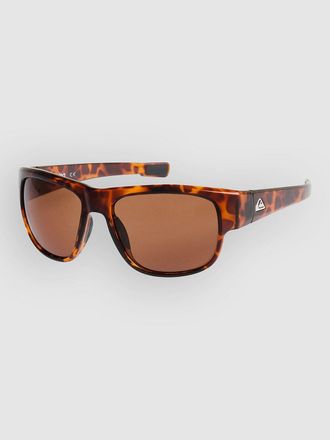 Quiksilver Time Box Shiny Tortoise Sonnenbrille braun
