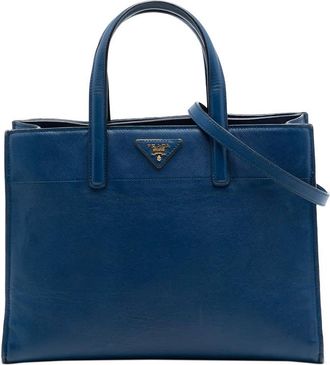 Prada Pre-owned Prada Saffiano Soft Triple Pocket Tote Ladies X72S1DYVF6HBBTYS