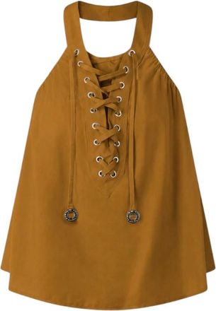 Pinko Pinko, Donna, Top, Marrone, L, new