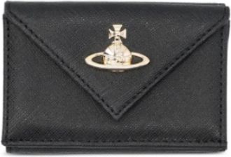 Vivienne Westwood Zwarte Portemonnees voor een Stijlvolle Look - Dames - Portefeuilles - Zwart - ONE Size - Accessoires