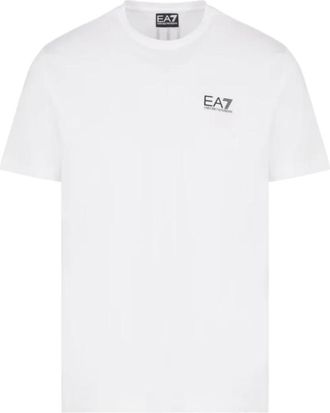 Emporio Armani T-shirts - Heren - T-shirts - Wit - XL - Katoen - Tops