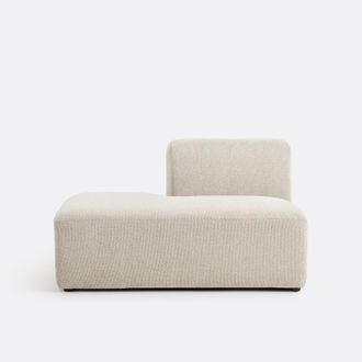 La Redoute Interieurs Verstelbare recamiere links, stof met structuur, Jasper