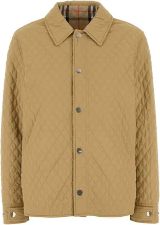 Burberry Beige Nylon Reversible Padded Jacket