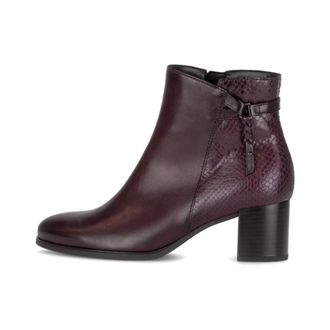 Gabor 75.692.25 Enkelboot - Dames - Schoenen - Rood - Maat: 40 1/2 EU Leer