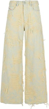 Diesel D-Sire 1996 Light Blue Cotton Jeans