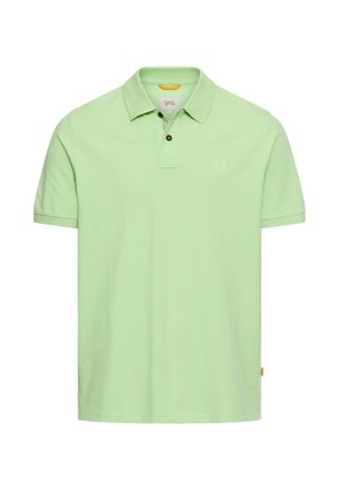 Camel Active Poloshirt CAMEL ACTIVE, Herren, Gr. 4XL, pistachio gr&uuml;n, Piqu&eacute;, Obermaterial: 100% Baumwolle, unifarben, normal h&uuml;ftbedeckend, Rundhals, B&uuml;ndchen, Shi