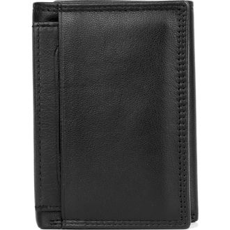 Buxton Emblem I.D. RFID Three-Fold Wallet in Black at Nordstrom Rack