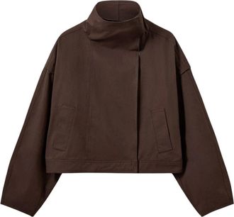 Sofie Schnoor Nikisw Funnel Neck Jacket - Jackets - Mujer - Marr&oacute;n - XL