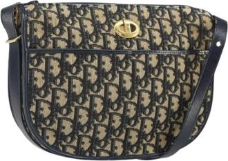 Dior Pre-owned Trotter Canvas Schoudertas - Dames - Vintage Schoudertas - Veelkleurig - ONE Size - Leer - Vintage