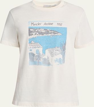 Moncler Mens Moncler Archive 1952 Cotton T-Shirt
